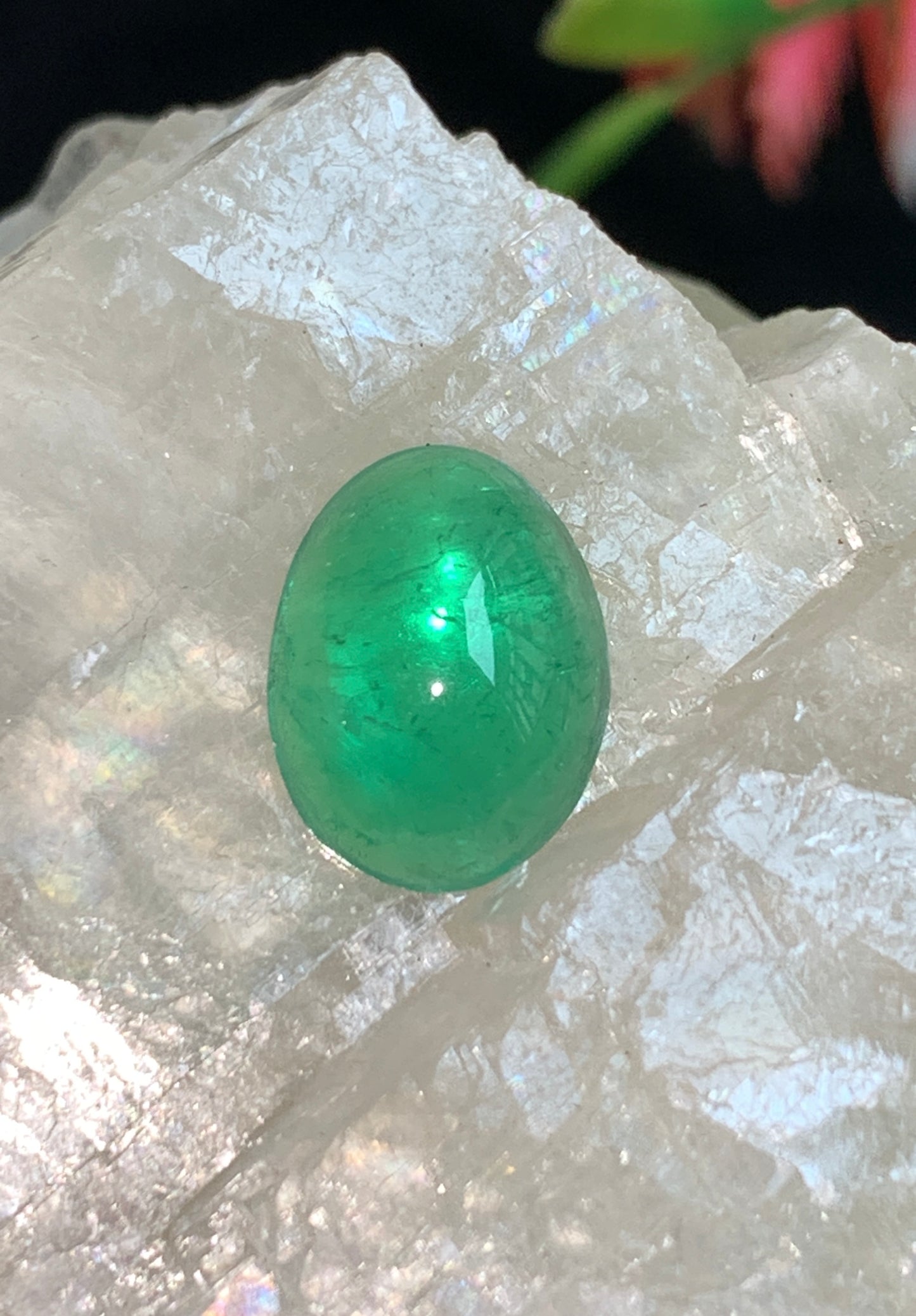 2.51 cts Colombian Emerald Cabochon