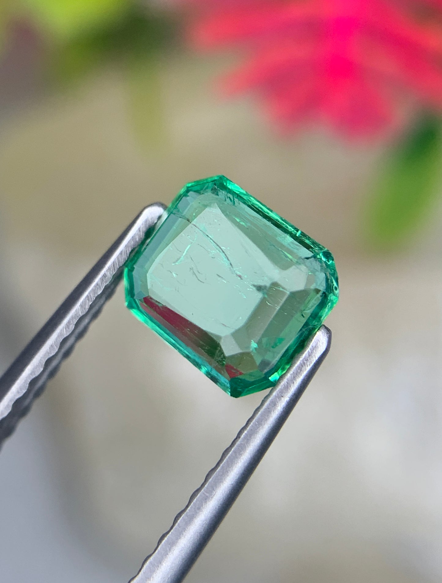 0.89 cts Colombian Emerald