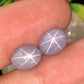 7.18 cts Unheated Star Sapphire Pair