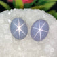 7.18 cts Unheated Star Sapphire Pair