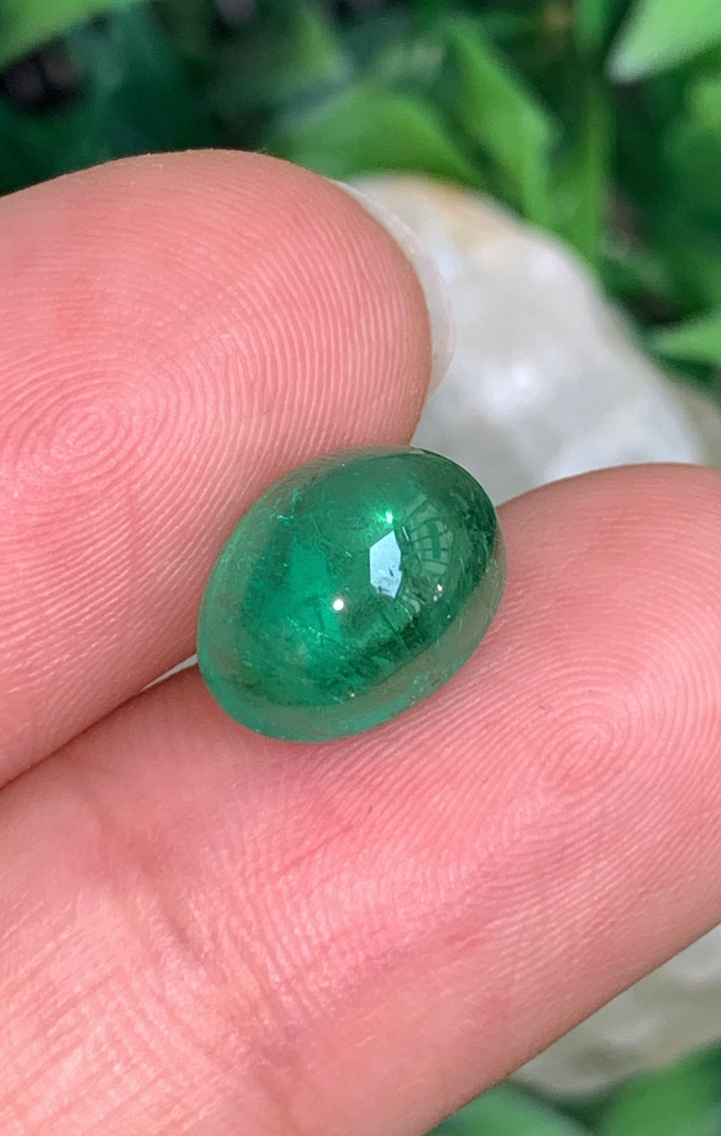 2.51 cts Colombian Emerald Cabochon