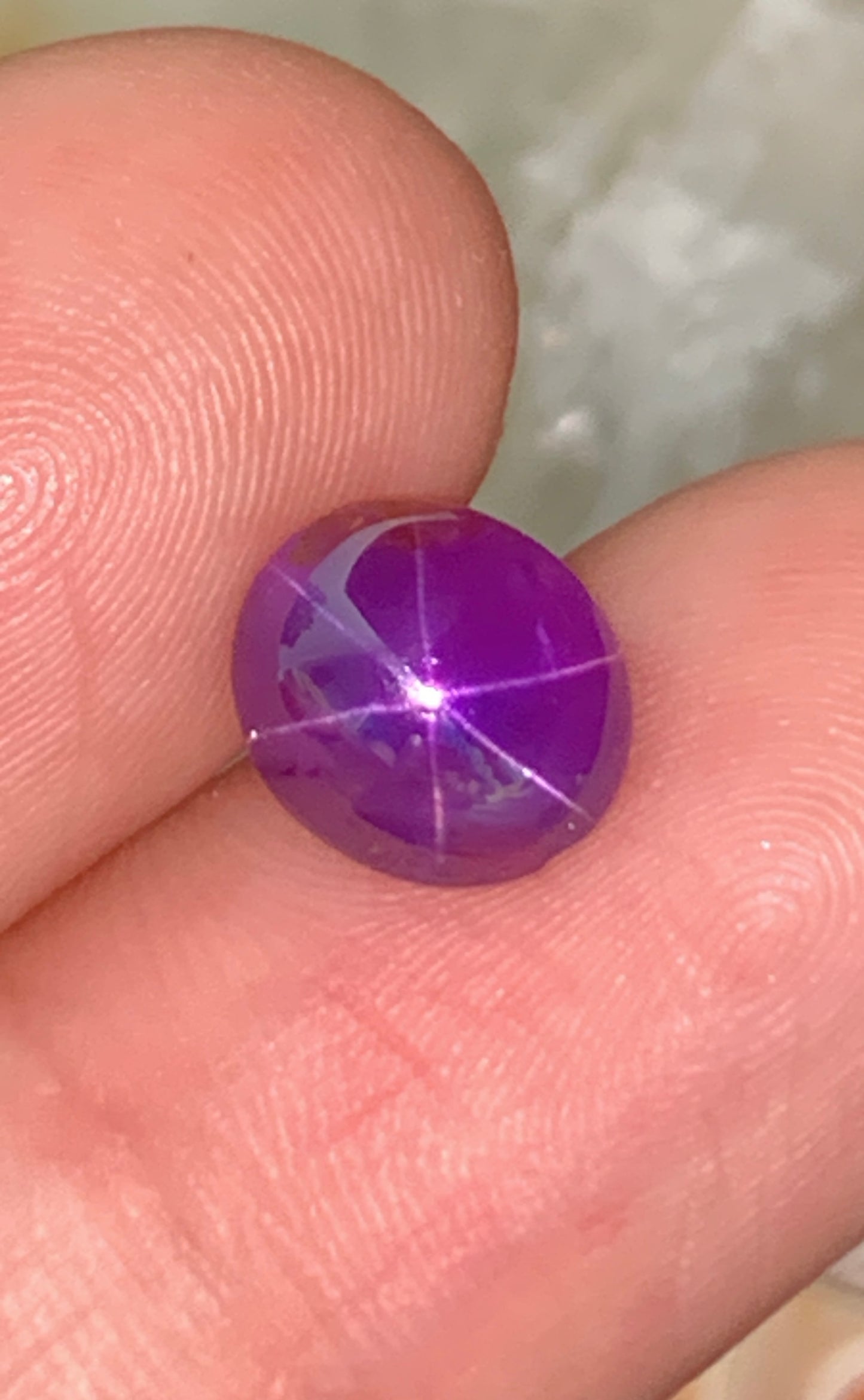 2.83 cts Unheated Pink Star Sapphire