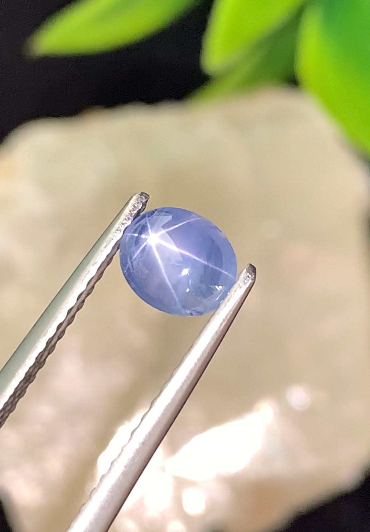 0.83 cts Unheated Star Sapphire, Sri Lanka.