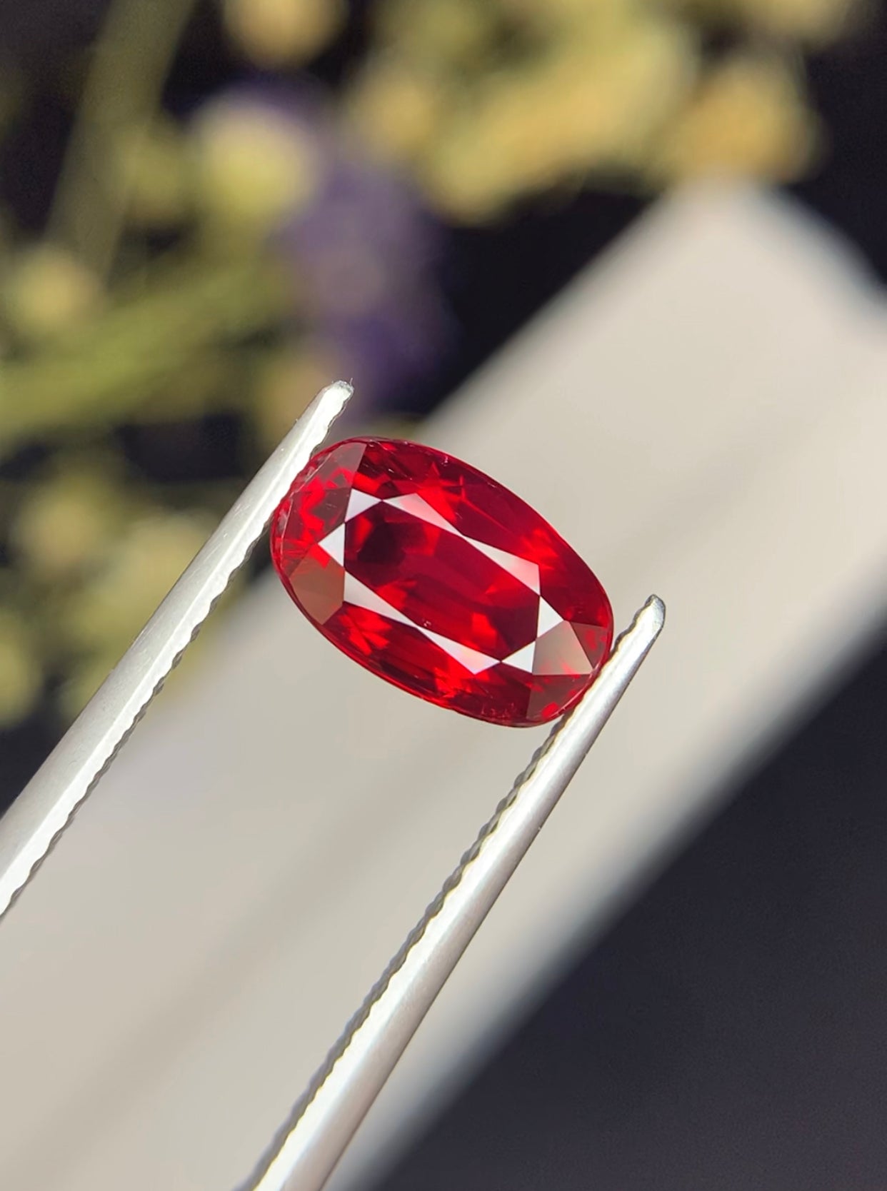 3.03 cts Vivid Red Pigeon Blood Ruby